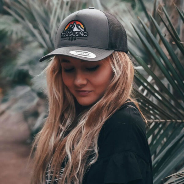 GORRA MATE GREY RED