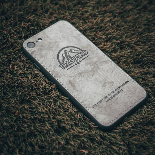 FUNDA IPHONE TRAGUSINO GREY
